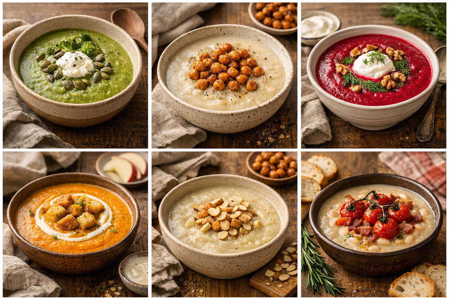 Creme e vellutate con il mixer a immersione