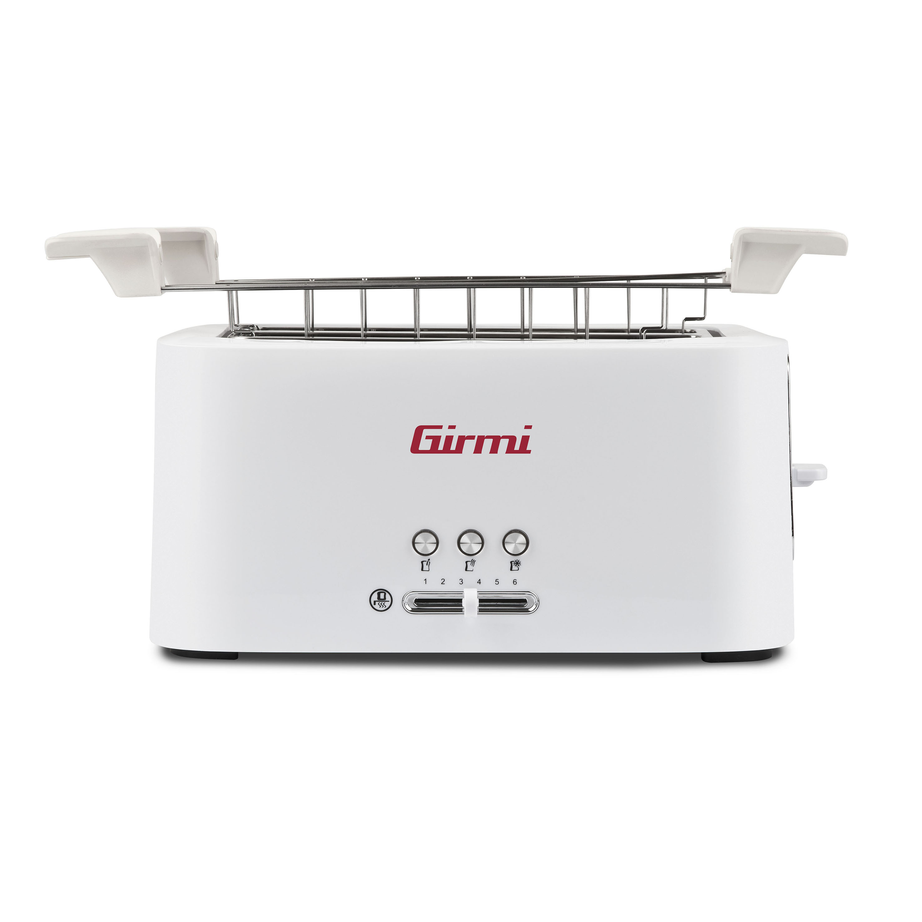 ERREGAME -  - Girmi Girmi Inox Tostapane Elettronico TP65 +  Pinze 850W